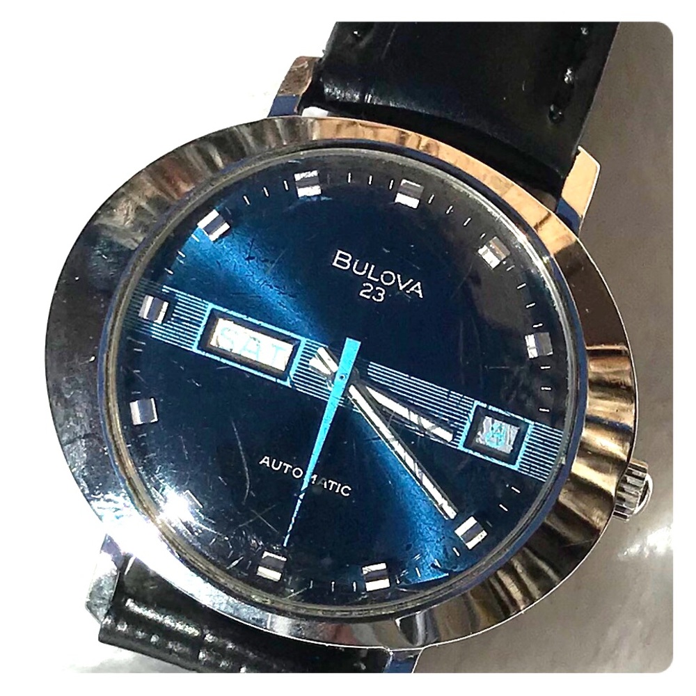 Bulova 1973 vintage Swiss 23j day & date automatic